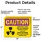 Signmission Radiation & Laser Sign, 5 in H x 7 in W, Vinyl Decal, Rectangle OS-2PACK-CR-D-57-L-10138 - alternate 5
